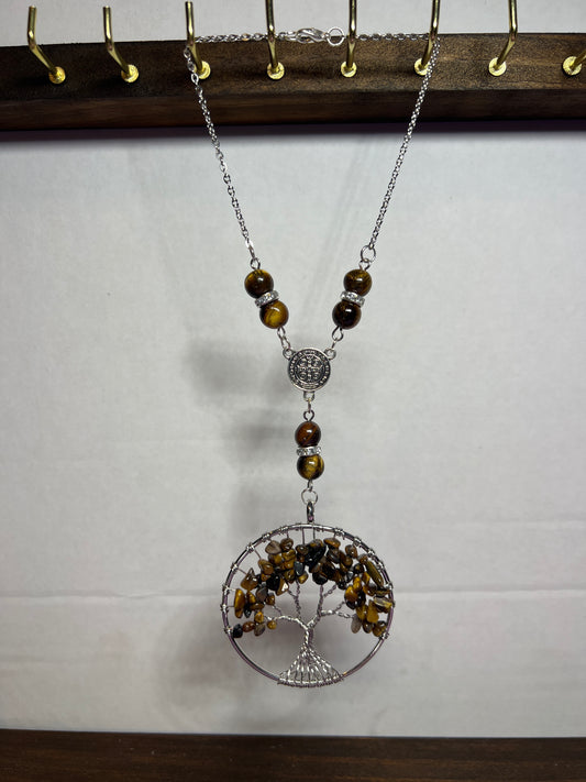 Suspension Voiture Sérénité Œil de Tigre