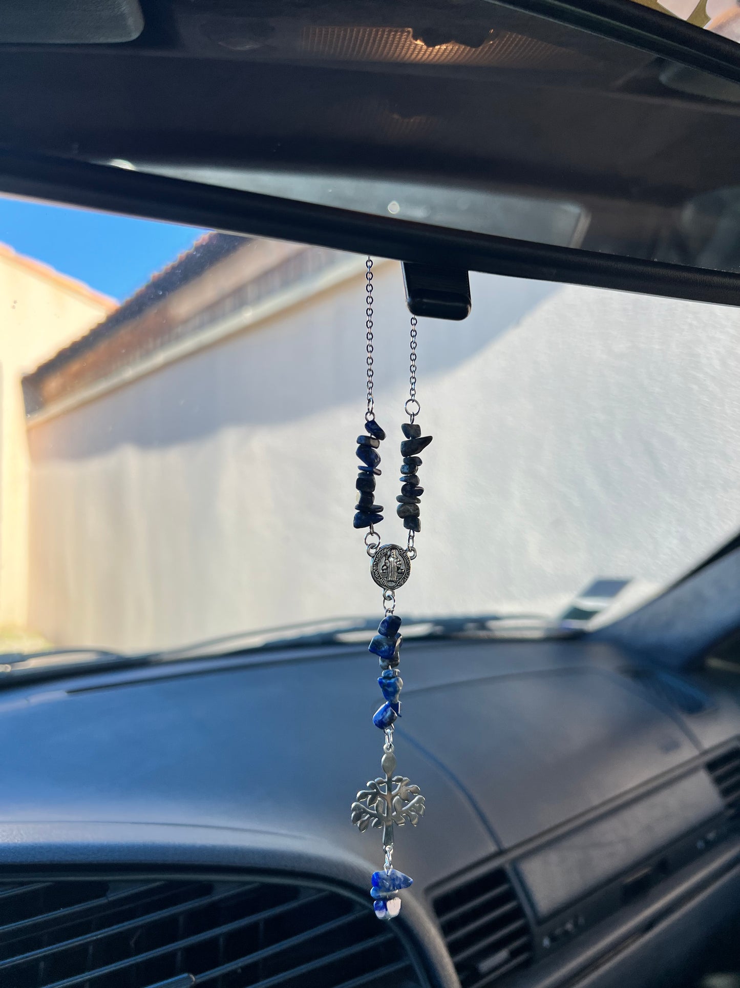 Suspension Voiture Sérénité Sodalite