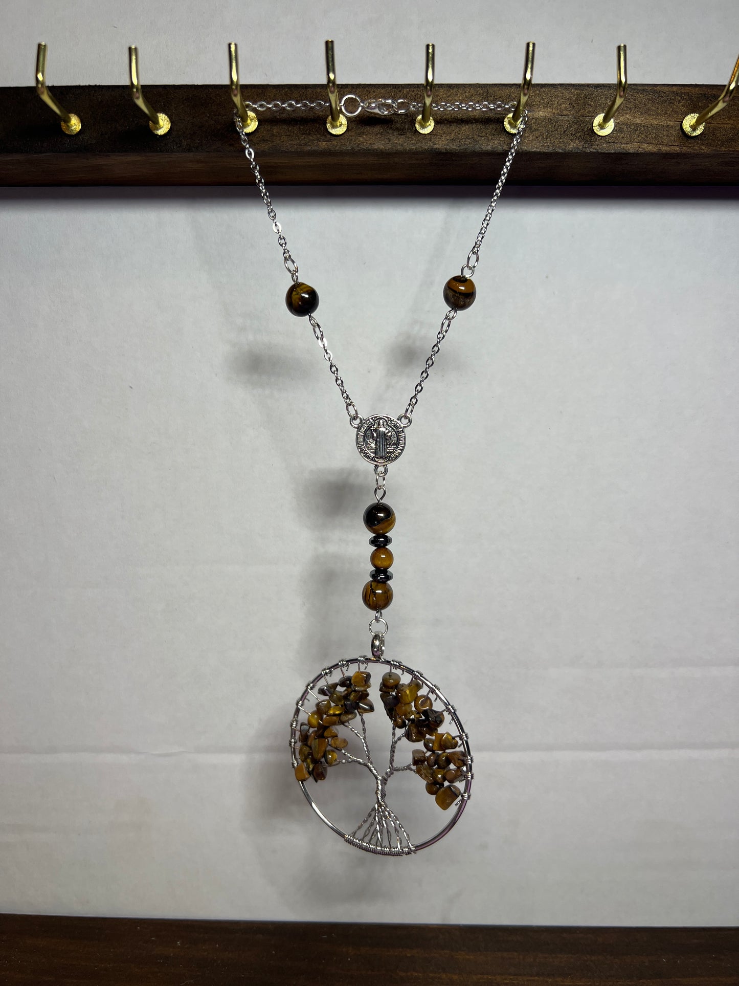 Suspension Voiture Sérénité Œil de Tigre