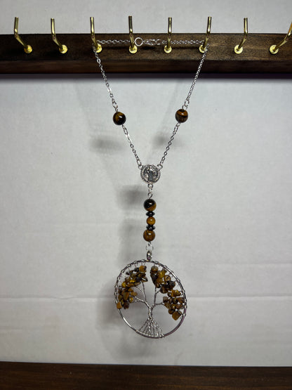 Suspension Voiture Sérénité Œil de Tigre