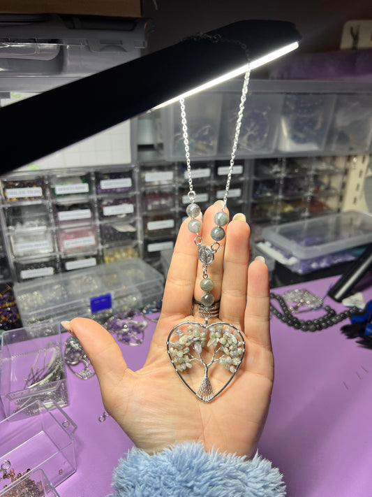 Suspension Voiture Rêve Labradorite