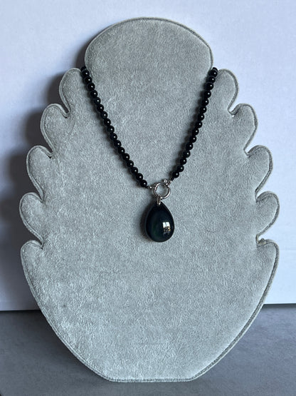 Collier Obsidienne Œil céleste