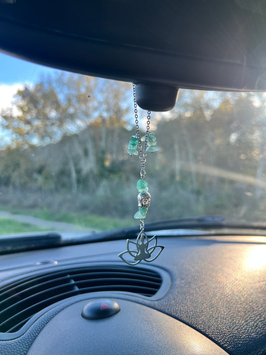 Suspension Voiture Pureté Aventurine