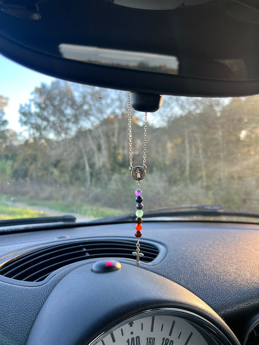 Suspension Voiture Lumière 7 Chakras