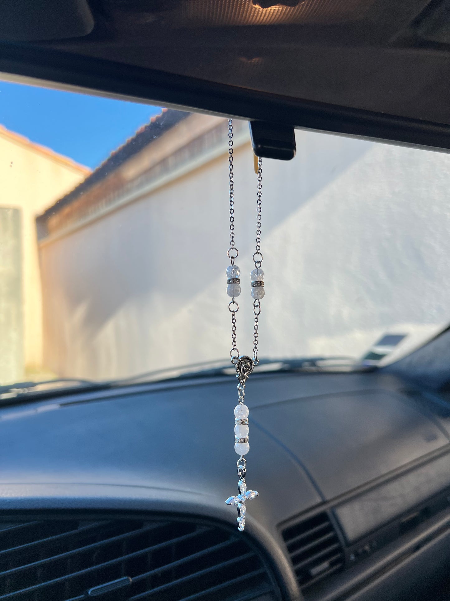 Suspension Voiture Sérénité Cristal de Roche