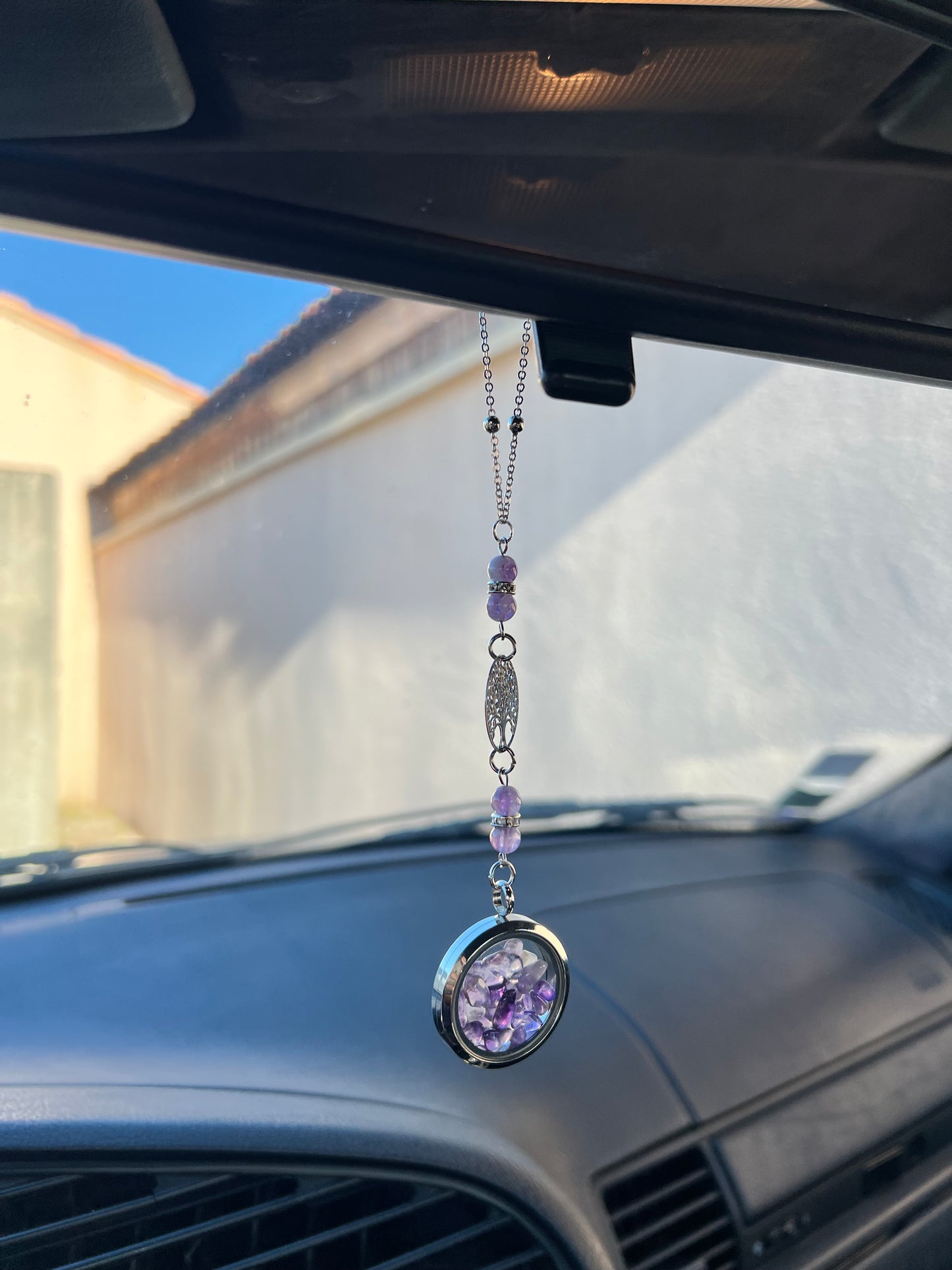 Suspension Voiture Aura Améthyste