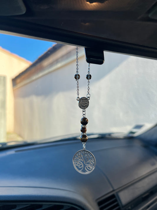 Suspension Voiture Pureté Œil de Tigre