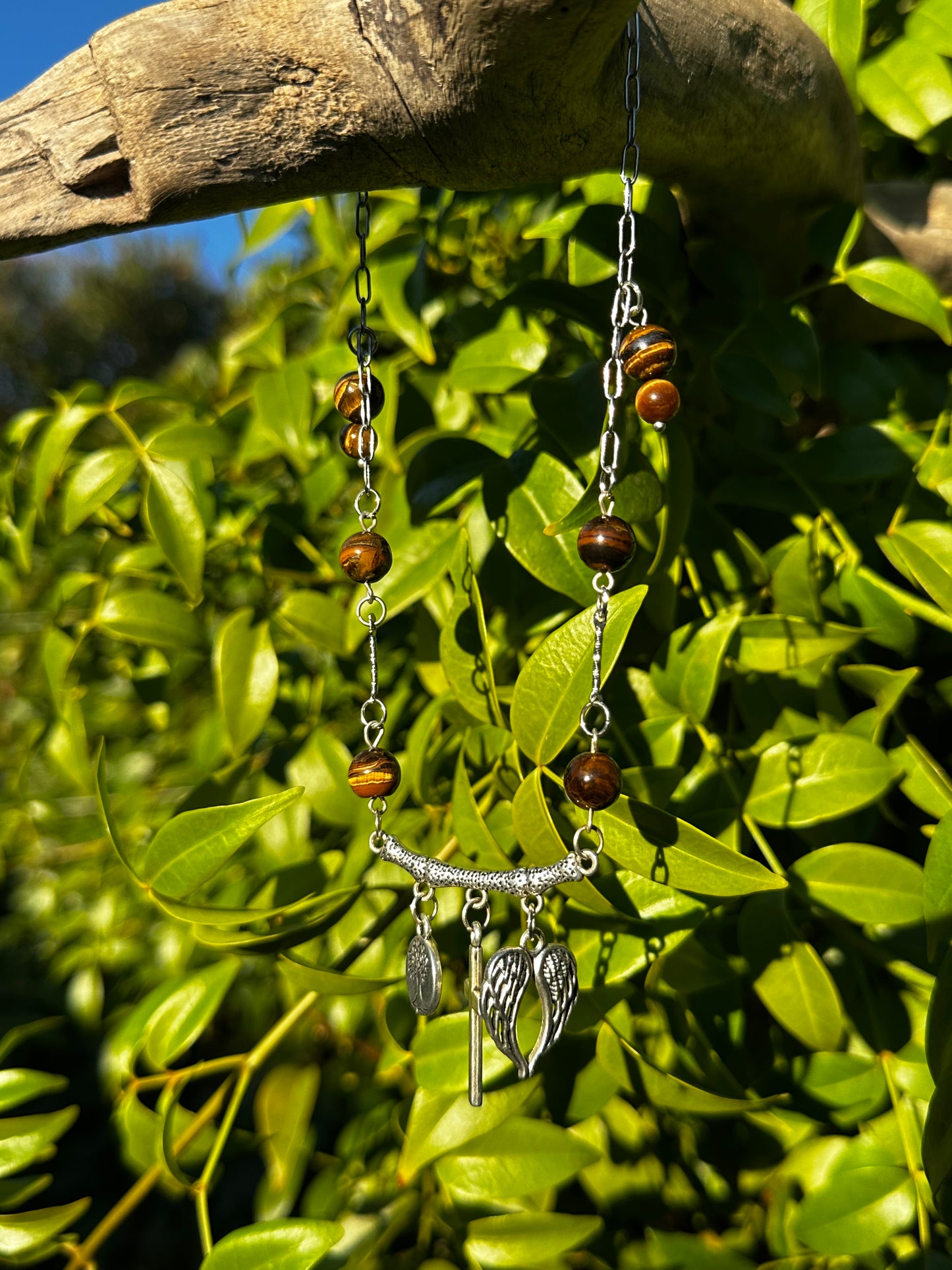 Suspension Voiture Pureté Œil de Tigre