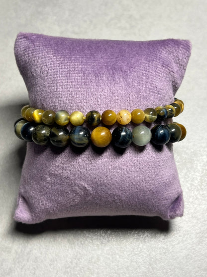 Bracelet Œil de Tigre Blanc